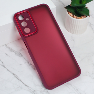 Maska / futrola Shining Camera za Samsung A145R/A146B Galaxy A14 4G/5G crvena.