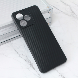 Maska / futrola Carbon fiber za Realme C53 crna.