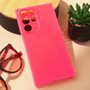 Maska / futrola Sparkle Dust za Samsung S908 Galaxy S22 Ultra 5G pink.