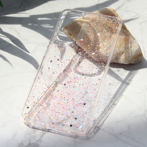 Maska / futrola Glitter za Xiaomi Redmi Note 12s roze.