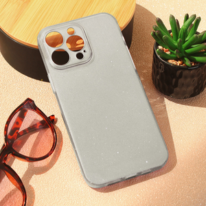 Maska / futrola Sparkle Dust za iPhone 15 Pro Max 6.7 srebrna.