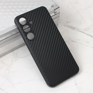 Maska / futrola Carbon fiber za Samsung S921B Galaxy S24 crna.