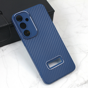 Maska / futrola Carbon Stripe za Samsung S926B Galaxy S24 Plus plava.