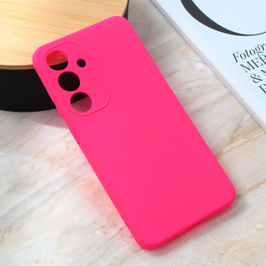 Silikonska maska / futrola Teracell Giulietta za Samsung S921B Galaxy S24 mat pink.