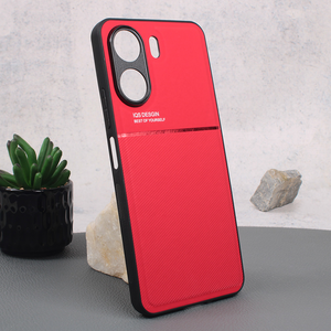 Maska / futrola Anti Static za Xiaomi Redmi 13C crvena.