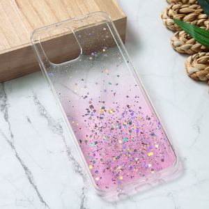 Silikonska maska / futrola Glitter za Xiaomi Redmi A1/Redmi A2 roze.