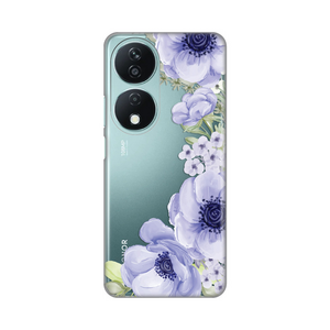 Silikonska maska / futrola print ultra tanka za Huawei Honor X7b Blue Roses.