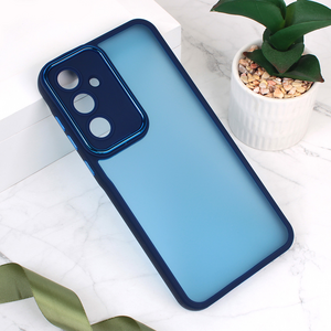 Maska / futrola Shining Camera za Samsung A356B Galaxy A35 5G plava.