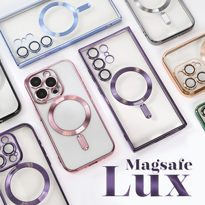 Maska / futrola Magsafe Lux za iPhone 15 Pro 6.1 roze.