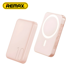 Back Up Baterija Magsafe REMAX Usion Series RPP-65 PD 20W + QC 15W Fast Charging 10000mAh pink.