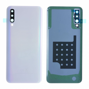 Poklopac za Samsung A505/Galaxy A50 2019 beli + staklo kamere (NO LOGO).