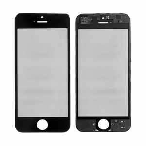 Staklo touchscreen-a+frame+OCA+polarizator za iPhone 5 crno CO.