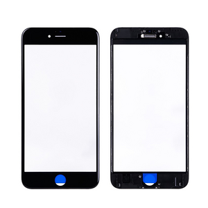 Staklo touchscreen-a + frame + OCA iPhone 6s Plus Crno (Crown Quality).
