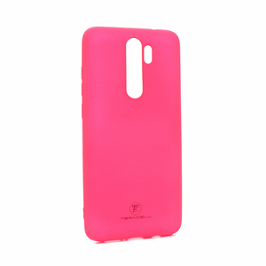 Silikonska maska / futrola Teracell Giulietta za Xiaomi Redmi Note 8 Pro mat pink.