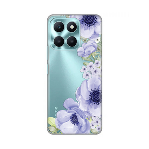 Silikonska maska / futrola print ultra tanka za Huawei Honor X6a Blue Roses.