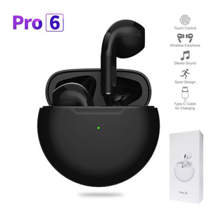 Bluetooth slusalice Airpods Pro6 crne HQ.