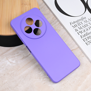 Silikonska maska / futrola Teracell Giulietta za Xiaomi Redmi 14C mat ljubicasta.