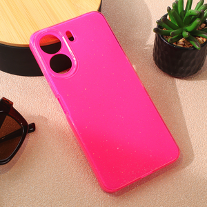 Maska / futrola Sparkle Dust za Xiaomi Redmi 13C pink.