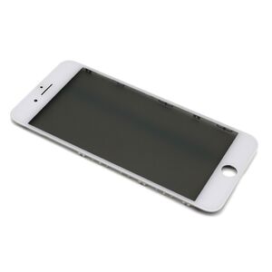 Staklo touchscreen-a za Iphone 8 Plus + frame + OCA stiker + polaroid original (Crown Quality) beli (MS).