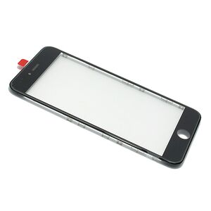 Staklo touchscreen-a za iPhone 6s Plus sa frejmom + oca crni (MS).