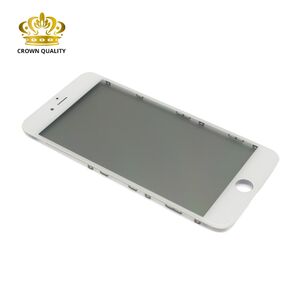 Staklo touchscreen-a za Iphone 7 Plus + frame + OCA stiker + polaroid original (Crown Quality) beli (MS).