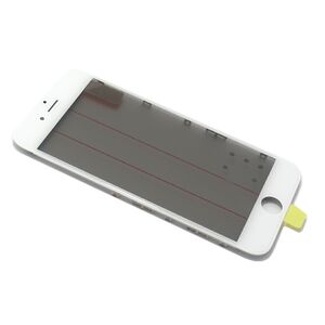 Staklo touchscreen-a za Iphone 6S sa frejmom + oca i polaroid beli original (MS).