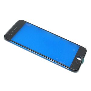 Staklo touchscreen-a za iPhone 6s Plus sa frejmom crni (MS).
