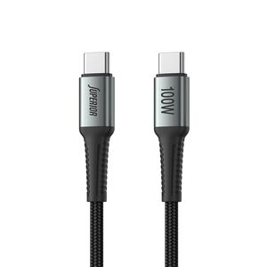 USB data kabl Superior SU-K103 pleteni Fast 100W 5A Type C na Type C 1m sivi (MS).