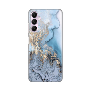 Silikonska maska / futrola print za Samsung A057 Galaxy A05s Blue Gold Marble.