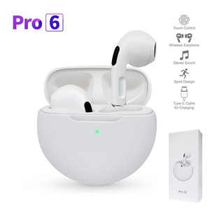 Bluetooth slusalice Airpods Pro6 bele HQ.