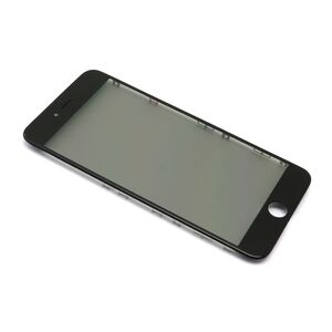 Staklo touchscreen-a za iPhone 6s Plus + frame + OCA stiker + polaroid original (Crown Quality) crni (MS).