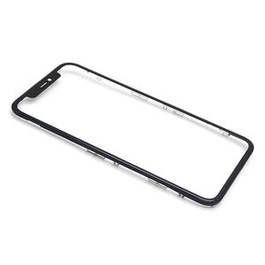 Staklo touchscreen-a za Iphone 11 + frame + OCA stiker crni (MS).