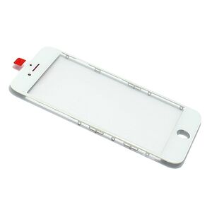Staklo touchscreen-a za Iphone 7 sa frejmom + oca beli (MS).