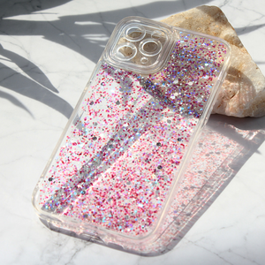 Maska / futrola Glitter za iPhone 11 Pro ljubicasta.