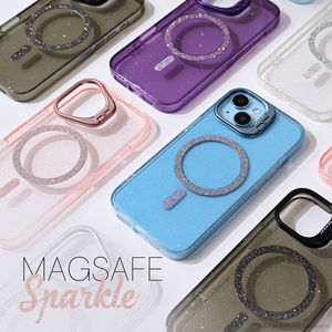 Maska / futrola Magsafe Sparkle za iPhone 12 6.1 crna.