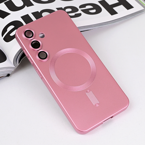 Maska / futrola Magsafe Chrome za Samsung S921B Galaxy S24 roze.