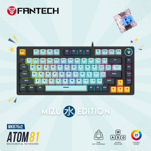 Tastatura Mehanicka Gaming Fantech MK875 RGB Atom 81 SkyBlue (Blue switch).