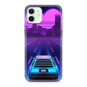 Maska / futrola ultra tanka print providna NEON WAVE za iPhone 12/12 Pro (6.1) NW02 (MS).