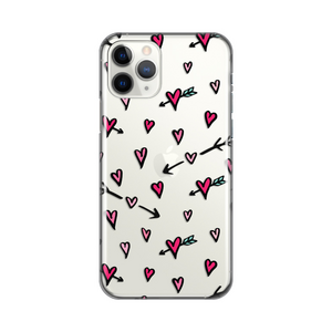 Silikonska maska / futrola print ultra tanka za iPhone 11 6.1 Hearts Pattern.