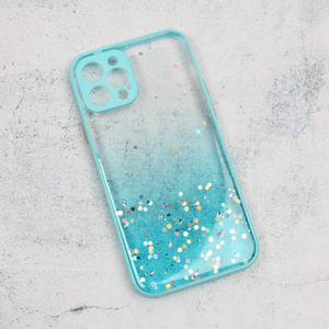 Maska / futrola Frame Glitter za iPhone 12 Pro 6.1 mint.