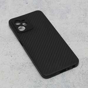 Maska / futrola Carbon fiber za Realme C35 crna.