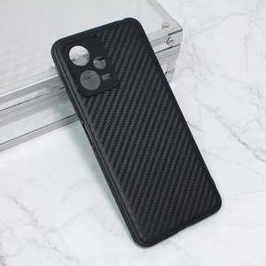Maska / futrola Carbon fiber za Xiaomi Redmi Note 12 5G (EU) crna.