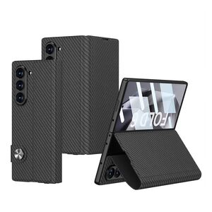 Maska / futrola LEATHER za Samsung Galaxy Z Fold 6 5G karbon crna (MS).