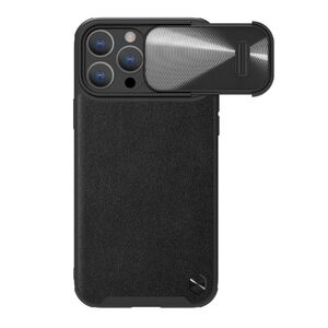 Maska / futrola Nillkin Cam Shield Leather S za iPhone 14 Pro Max (6.7) crna (MS).