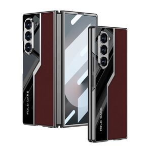 Maska / futrola LEATHER STYLE za Samsung Galaxy Z Fold 6 5G crvena (MS).