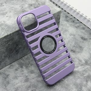 Maska / futrola LINES LOGO CUT za iPhone 14 (6.1) ljubicasta (MS).