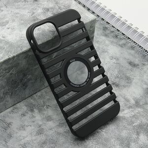 Maska / futrola LINES LOGO CUT za iPhone 14 (6.1) crna (MS).