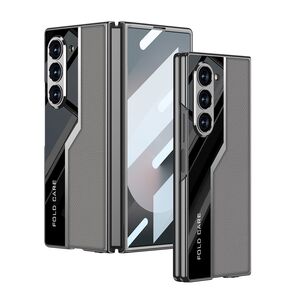 Maska / futrola LEATHER STYLE za Samsung Galaxy Z Fold 6 5G siva (MS).