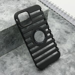 Maska / futrola LINES LOGO CUT za Iphone 12/12 Pro (6.1) crna (MS).