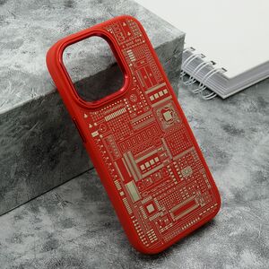 Maska / futrola MACHINERY za iPhone 14 Pro (6.1) crvena (MS).